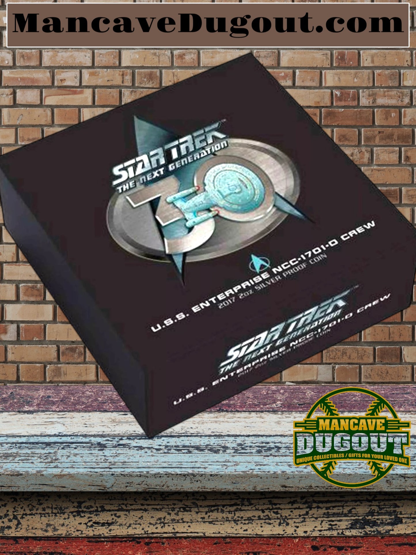 2017 Perth Mint Star Trek Next Generation 30th Anniversary 2oz Silver Proof Coin (Only 3,000 Minted)