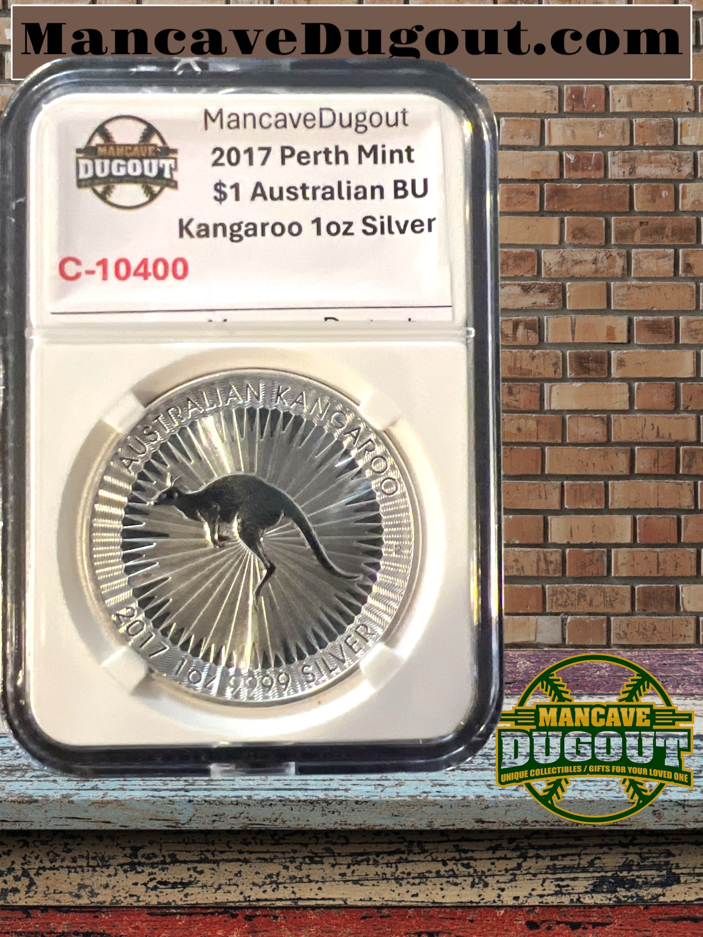 2017 $1 Australia Kangaroo Silver Coin .9999 Brilliant Uncirculated