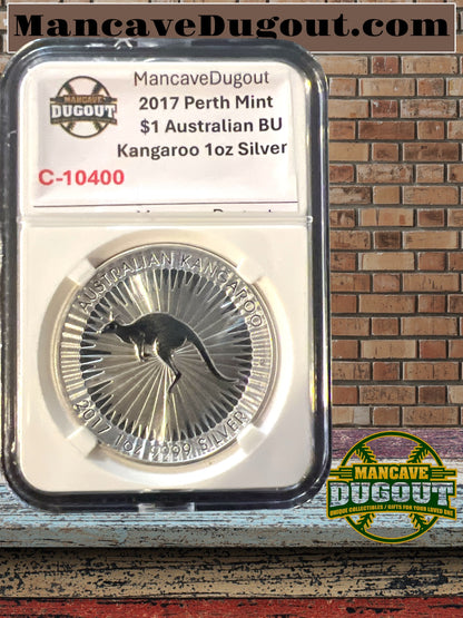 2017 $1 Australia Kangaroo Silver Coin .9999 Brilliant Uncirculated