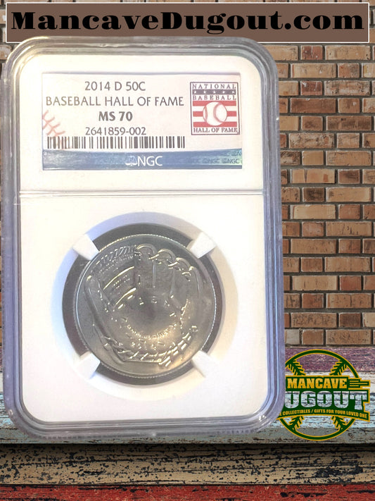 2014 Baseball Hall of Fame Half Dollar – MS 70