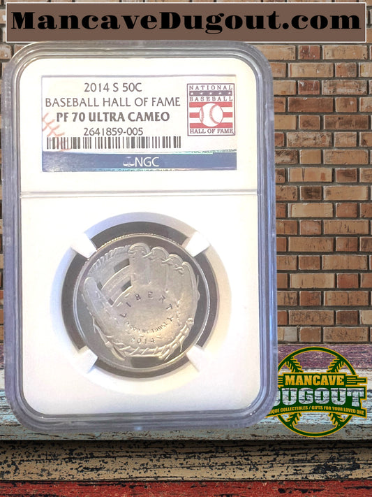 2014 Baseball Hall of Fame Half Dollar – PF 70 - Ultra Cameo