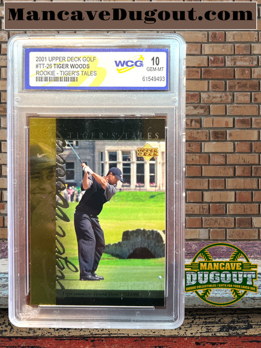 2001 Upper Deck Lot of 5 Tiger Woods Rookie Cards – GM-10-Lot B