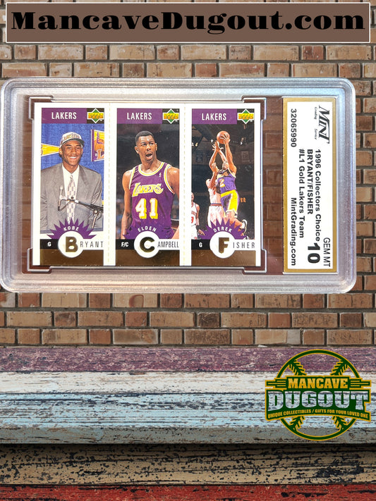 1996-97 Upper Deck Collector's Choice #L1 Kobe Bryant Los Angeles Lakers Mint 10