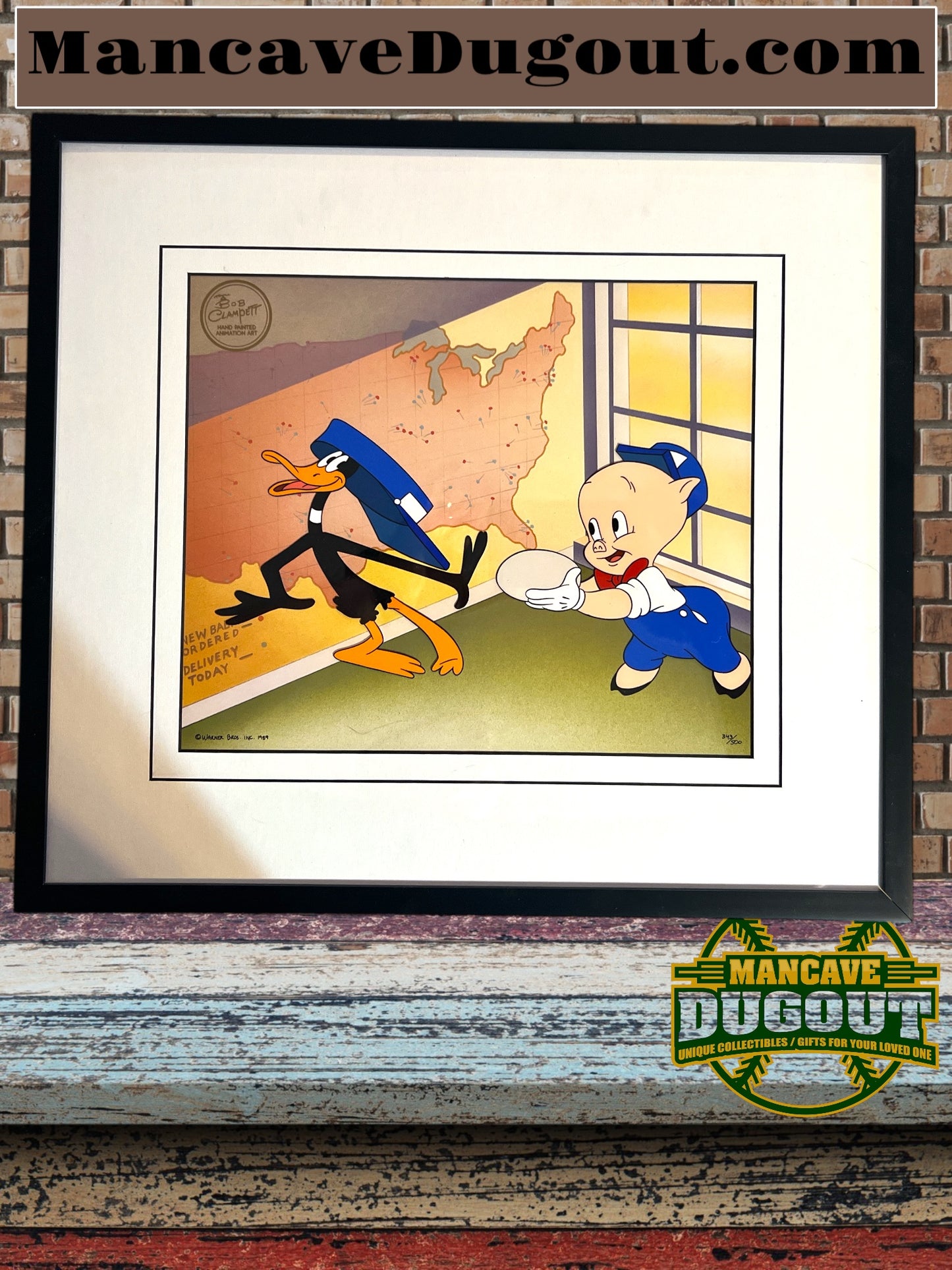 Bob Clampett "Baby Bottleneck" Limited Edition Cel, Unframed and Framed Signed COA-343