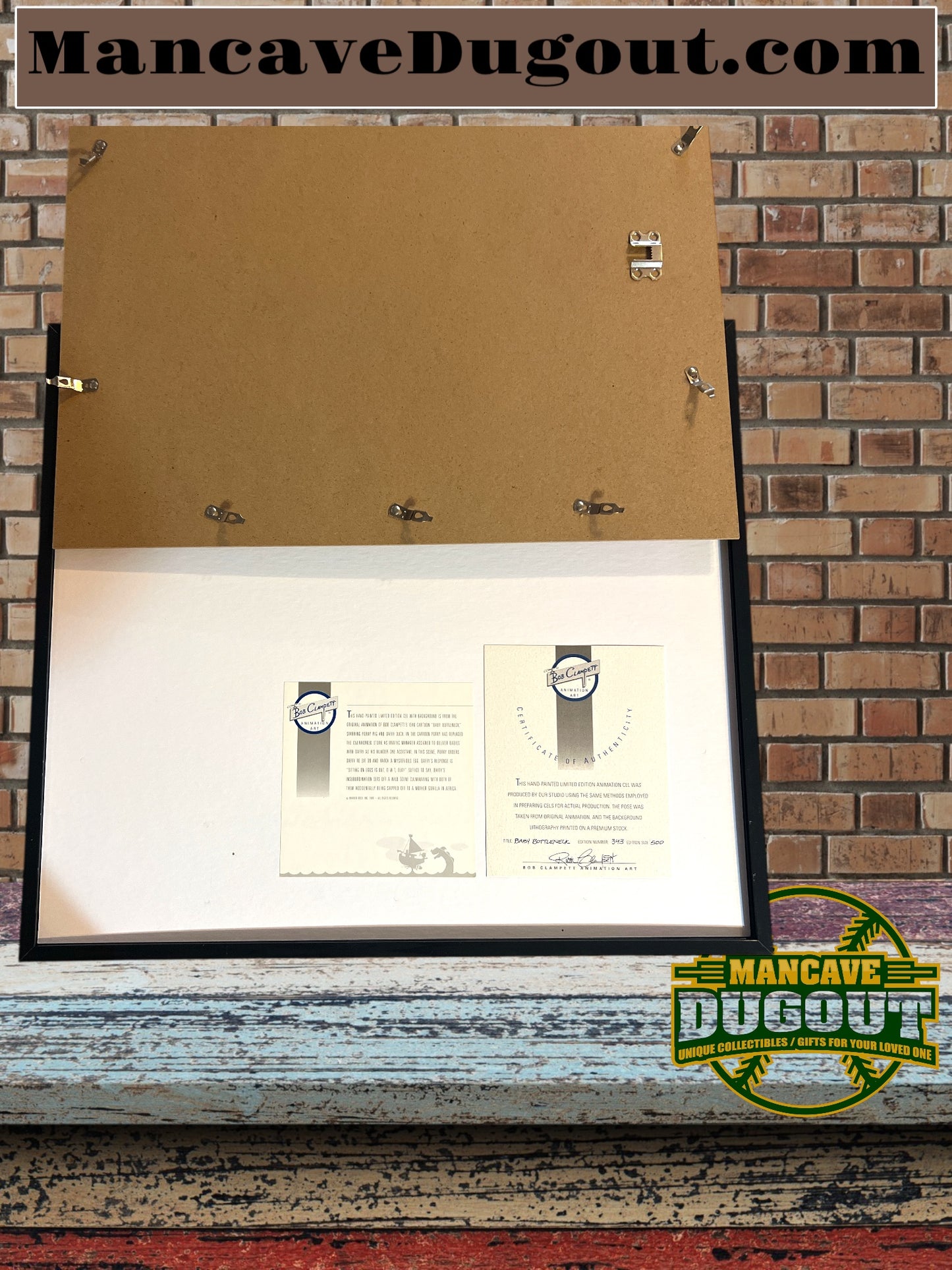Bob Clampett "Baby Bottleneck" Limited Edition Cel, Unframed and Framed Signed COA-343