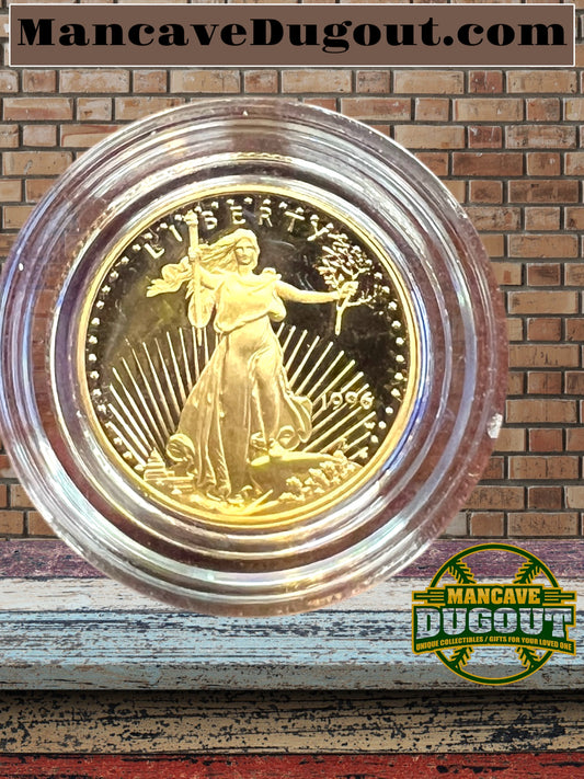 1996 American Eagle One-Tenth Ounce Gold Bullion Coin w/Box & COA