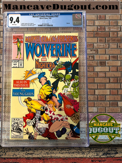 Vintage 1992 Marvel Comics Presents #107 Comic