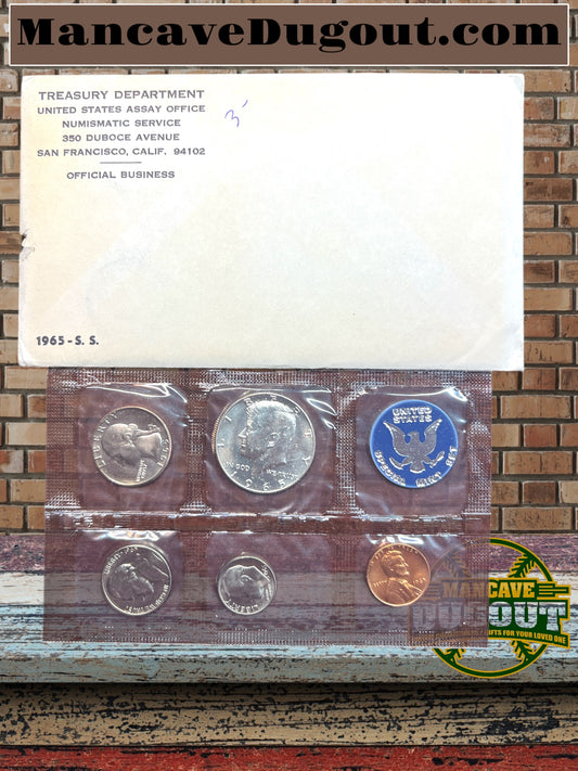 1965 US Treasury Department Mint Uncirculated Coin Set
