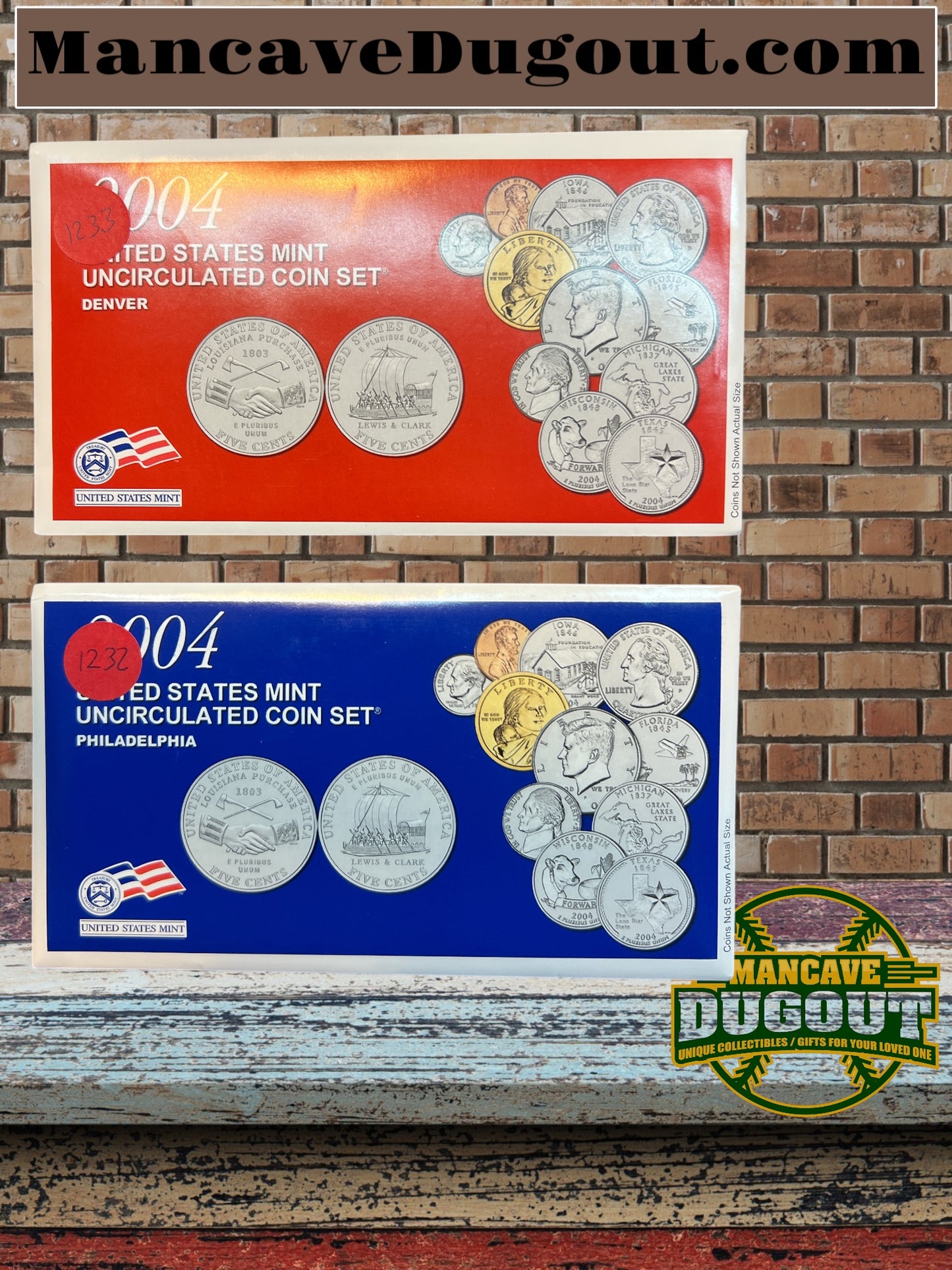 2004 United States US Mint 22 Coin P & D Uncirculated Coin Set