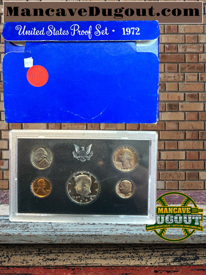 1972 US Mint 5 Coin Proof Set w/ Original Box
