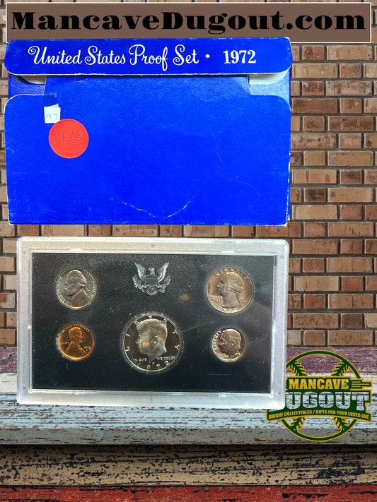 1972 US Mint 5 Coin Proof Set w/ Original Box
