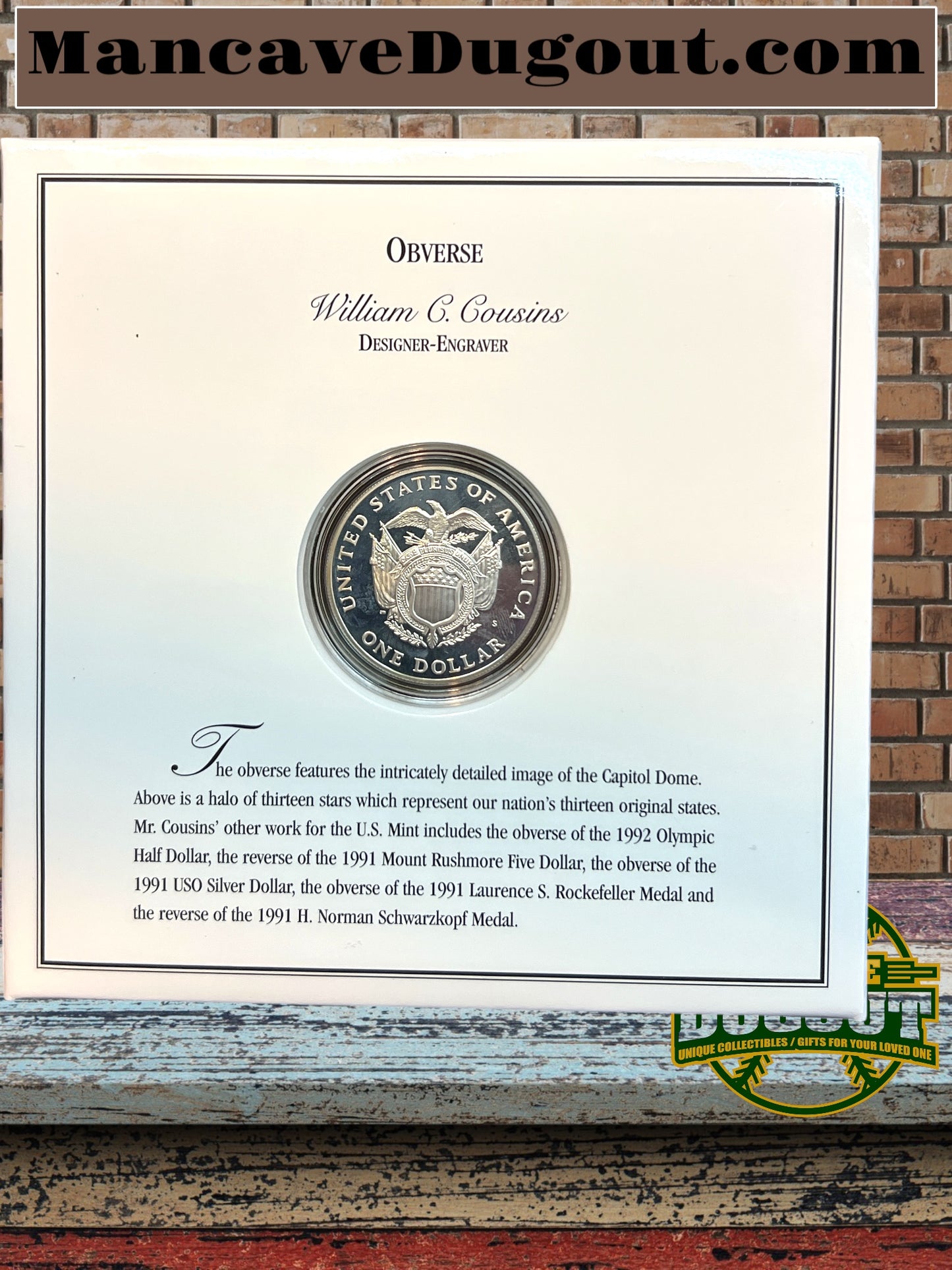 The 1994 Bicentennial of the U.S. Capitol Commemorative Proof Silver Dollar