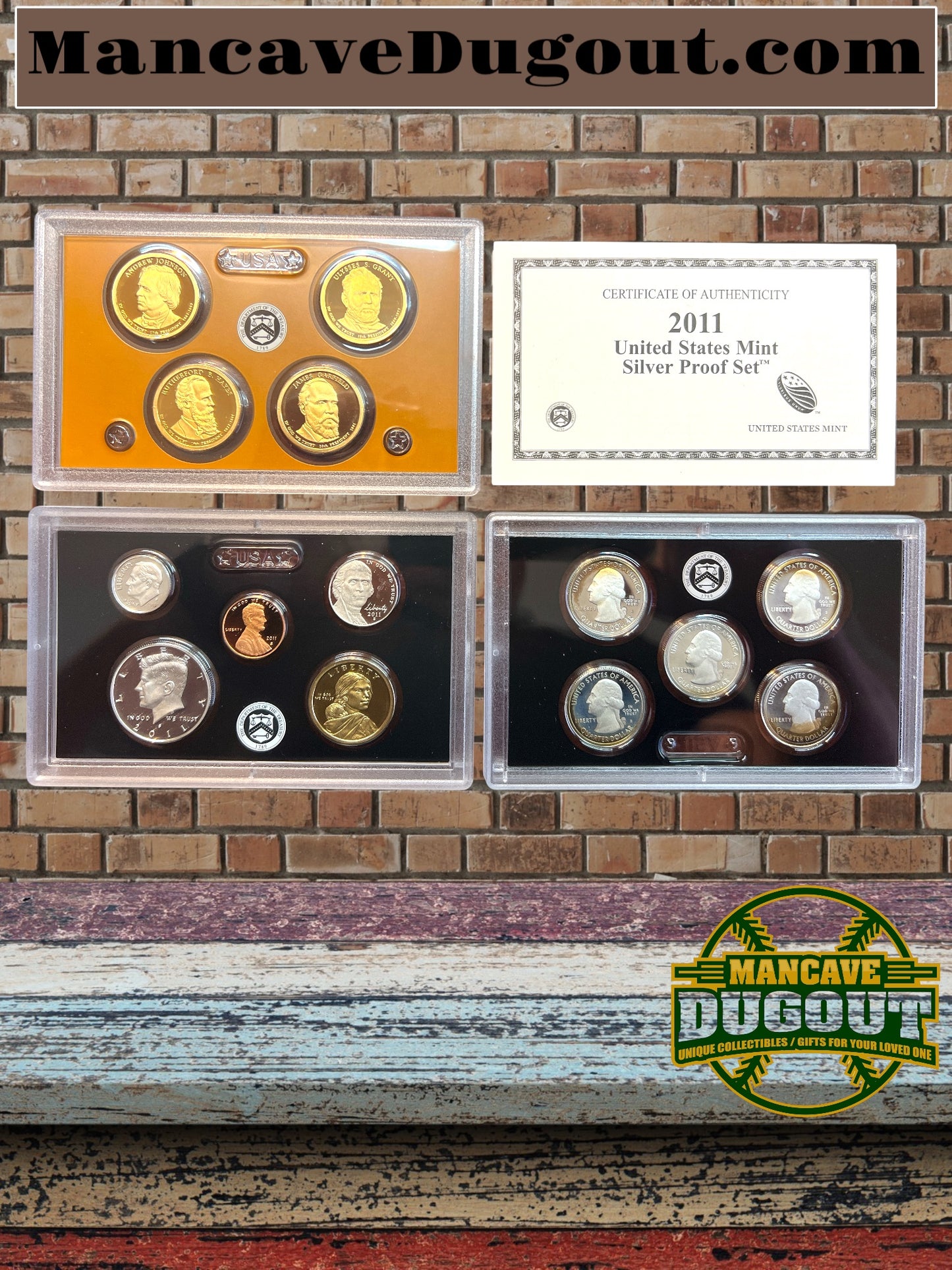 2011-S US Mint Silver Proof Set with Box/COA - 14 Coin Set