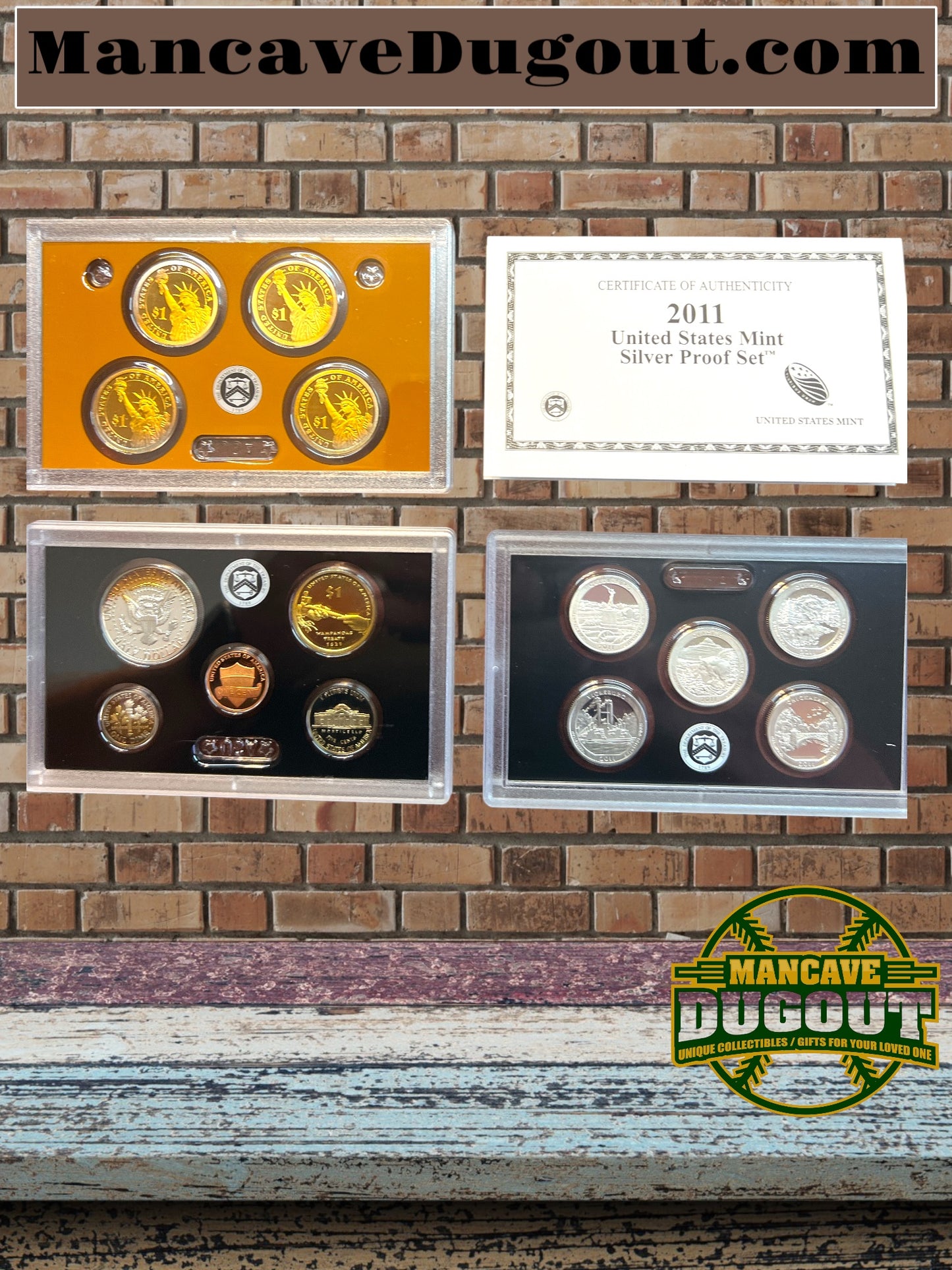 2011-S US Mint Silver Proof Set with Box/COA - 14 Coin Set