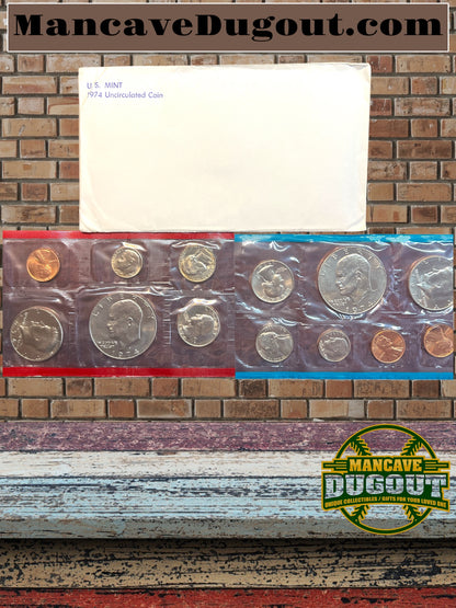 1974 Uncirculated Coin Set U.S Mint Original Government Packaging OGP
