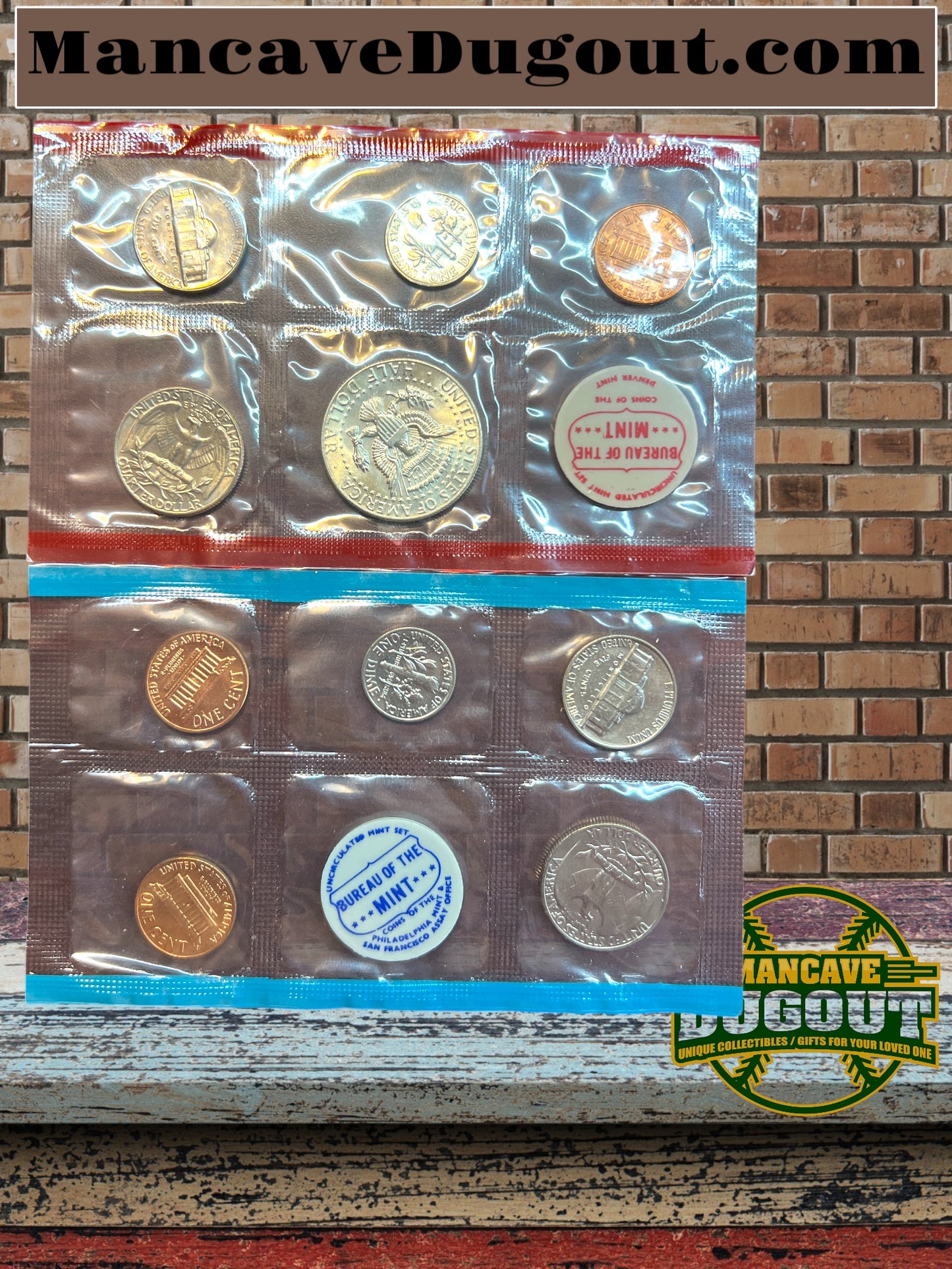 1969 Uncirculated U.S. Mint P&D Set-10 Coins U.S Mint-with OGP