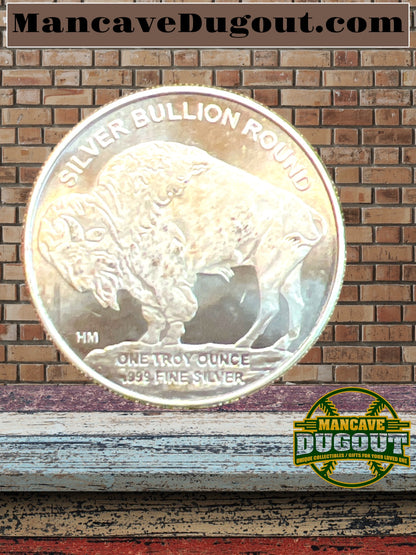 1 oz Silver Round - Buffalo Rounds - .999 Fine Silver