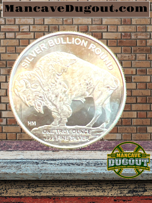 1 oz Silver Round - Buffalo Rounds - .999 Fine Silver