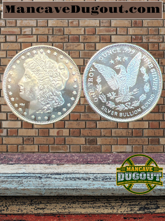 1 oz. Highland Mint Silver Round - Morgan Dollar Design .999 Fine