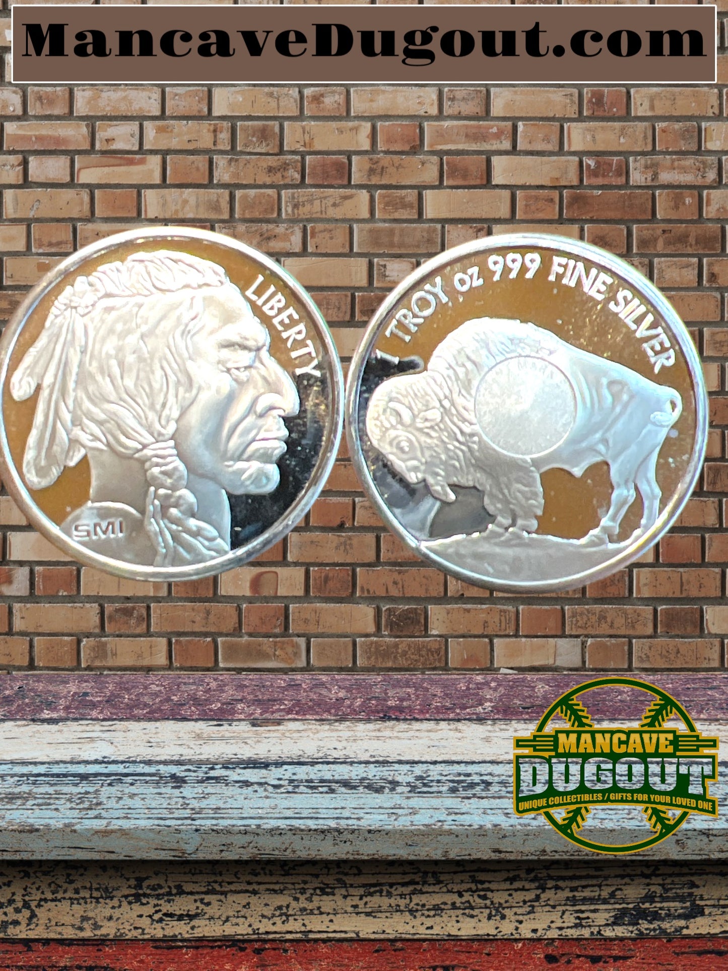 1 oz Silver Round - Buffalo Rounds - .999 Fine Silver - SMI