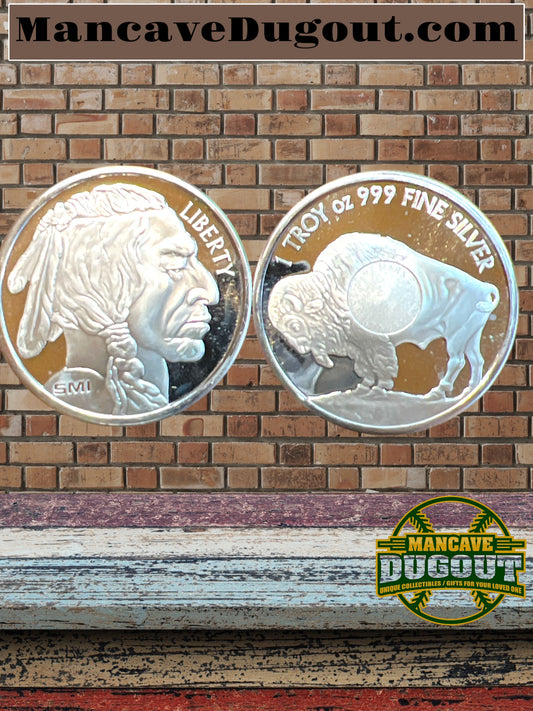 1 oz Silver Round - Buffalo Rounds - .999 Fine Silver - SMI