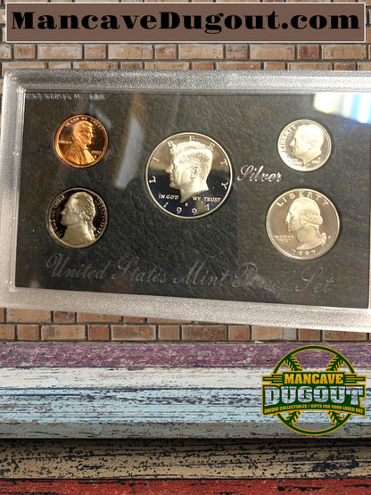 1997-S US Mint Silver Proof Set OGP CoA, Box