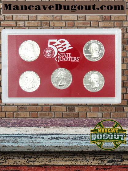 2001 Silver Proof Set U.S. Mint Original Government Packaging OGP COA