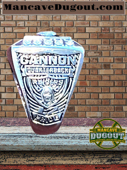 Oakland Raiders-Souvenir Championship Rings 6 pcs together-W/Wooden Box