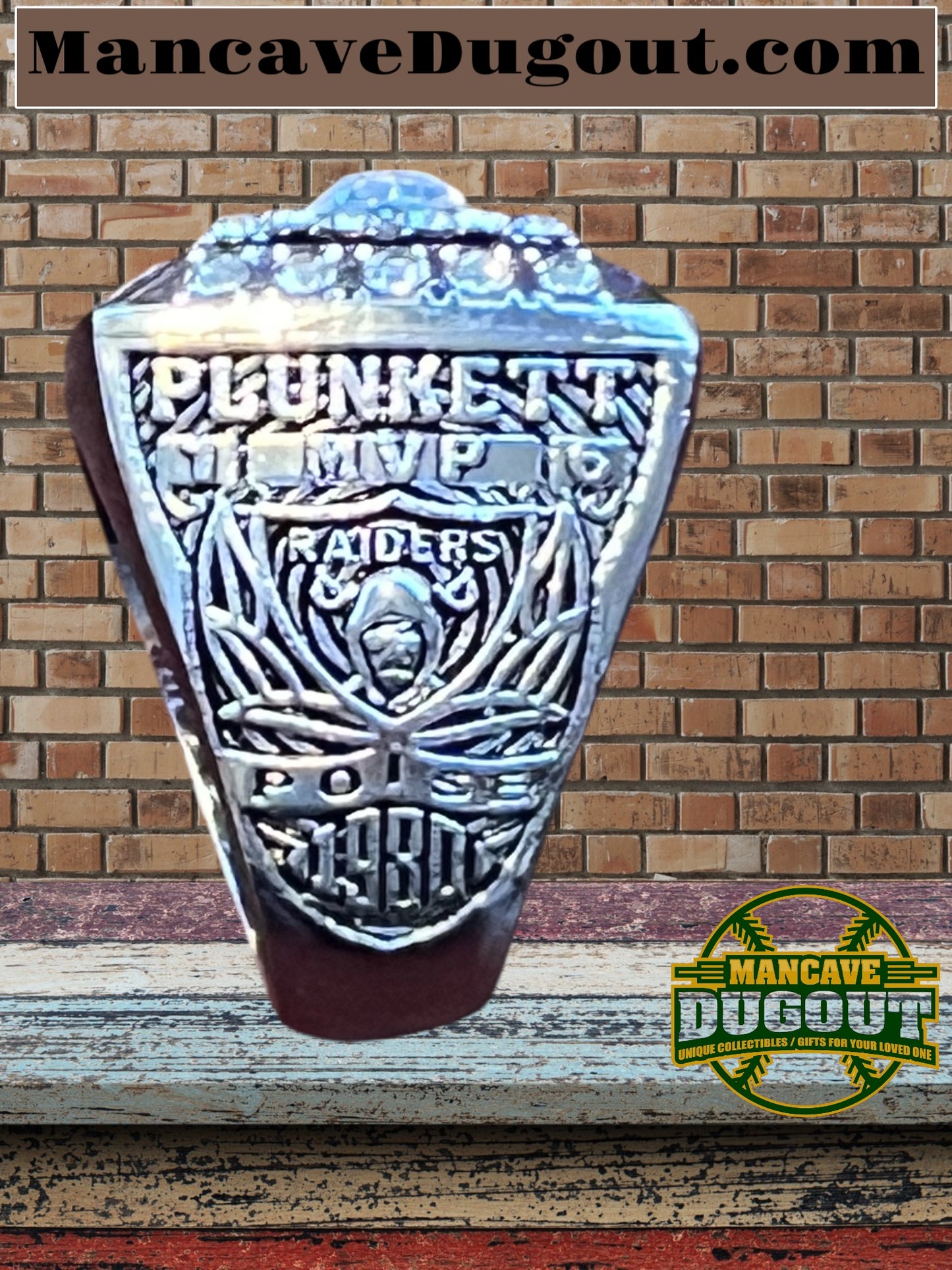 Oakland Raiders-Souvenir Championship Rings 6 pcs together-W/Wooden Box