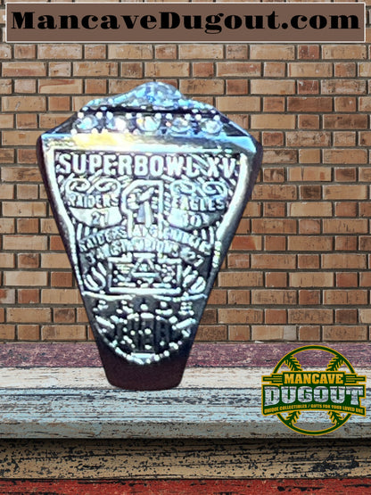 Oakland Raiders-Souvenir Championship Rings 6 pcs together-W/Wooden Box