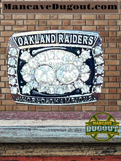 Oakland Raiders-Souvenir Championship Rings 6 pcs together-W/Wooden Box
