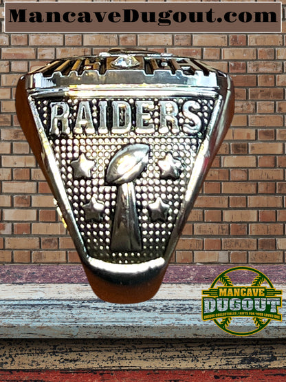 Oakland Raiders-Souvenir Championship Rings 6 pcs together-W/Wooden Box