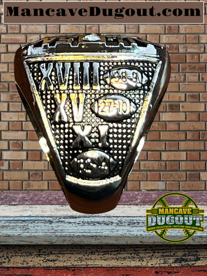 Oakland Raiders-Souvenir Championship Rings 6 pcs together-W/Wooden Box