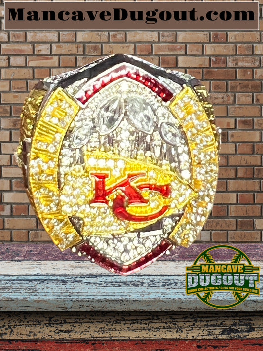 2024 KC Championship Ring Football Championship – Mahomes-Souvenir