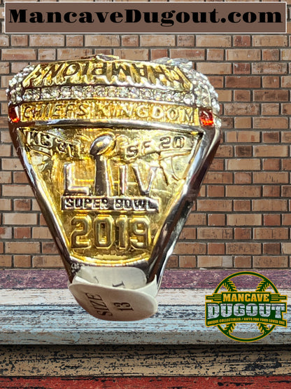 2019-2020 Kansas City - Patrick Mahomes Super Bowl Souvenir Ring - Size 11