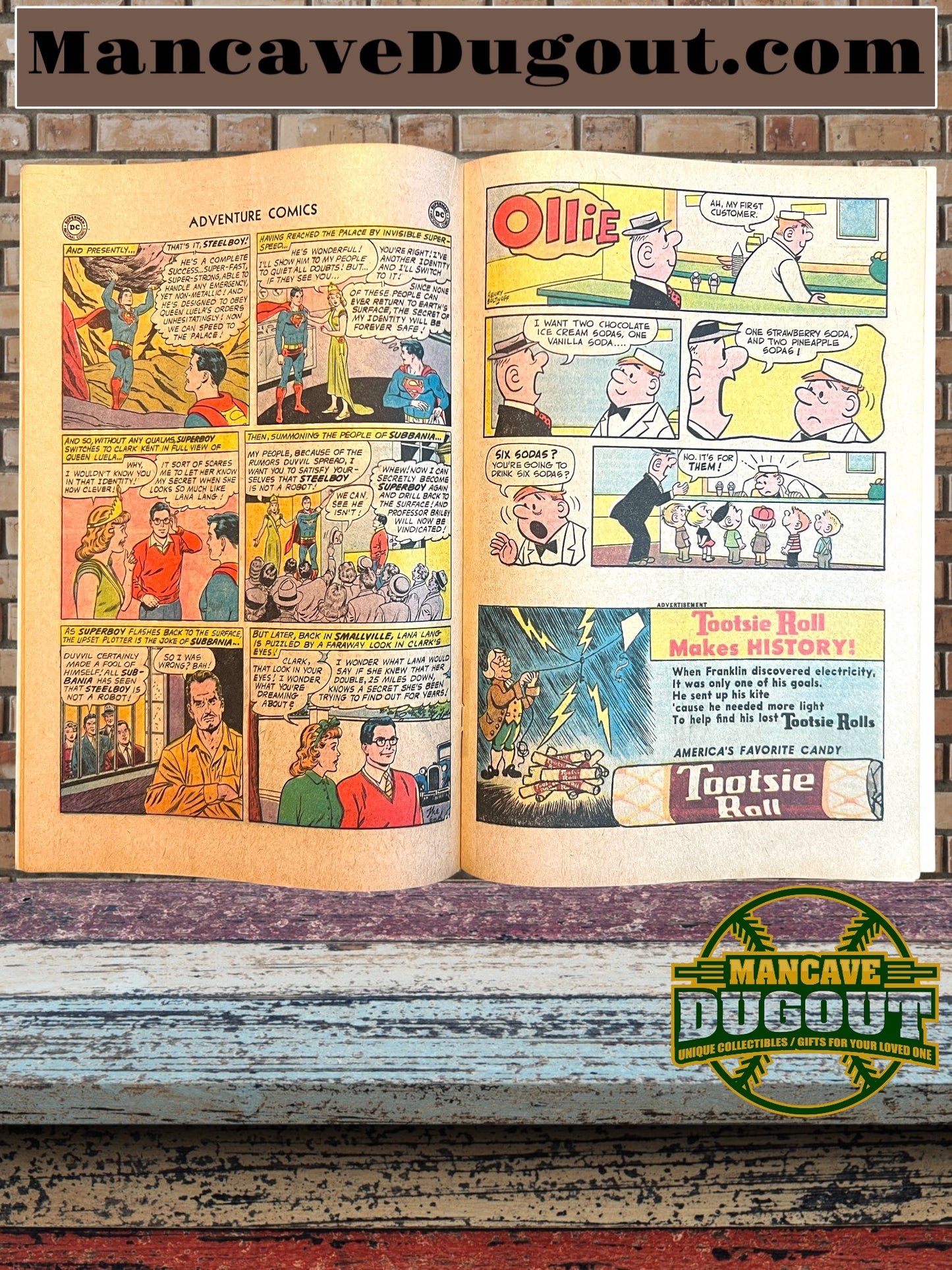 November 1962 "Adventure Comics" Issue #302 D.C. comic book