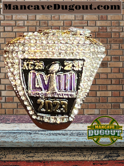 2023-2024 58th Kansas Chiefs Championship Souvenir Ring – Mahomes