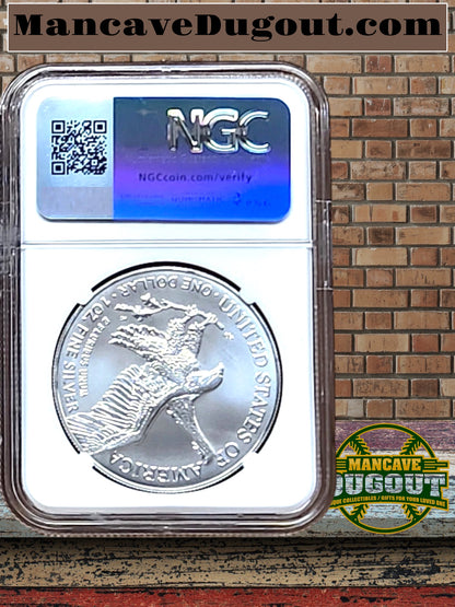 2025 P Silver Eagle with Eagle Privy NGC MS69 with Brown Label