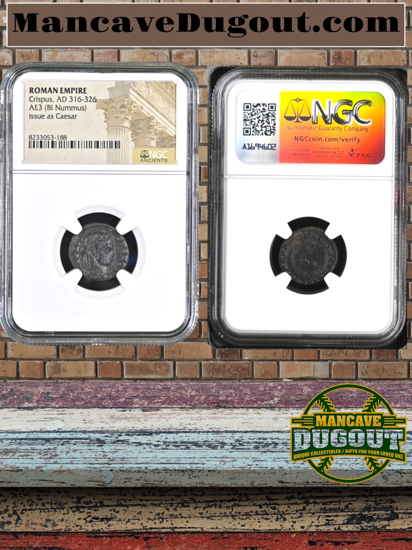 ROMAN EMPIRE Lot of 3 assorted NGC Certified Ancient Coins-A