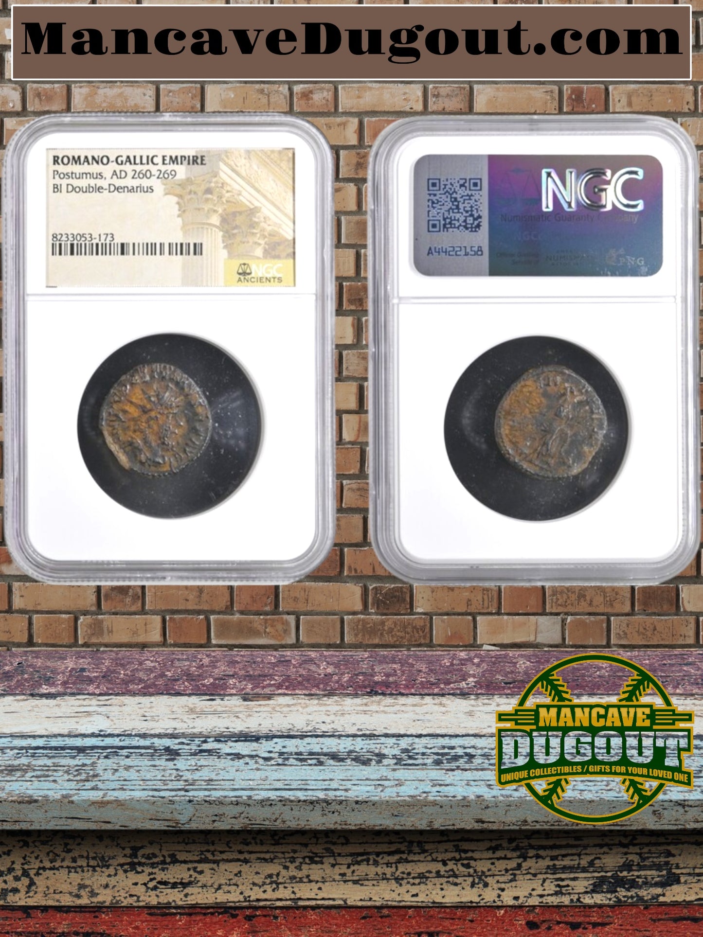 ROMAN EMPIRE Lot of 3 assorted NGC Certified Ancient Coins-B