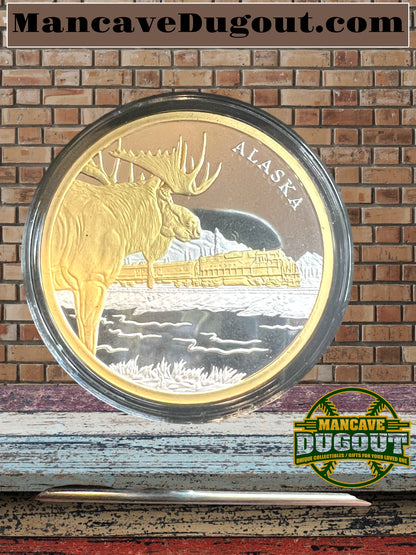 Alaska's  State Medallion – The Railroad (Undated)