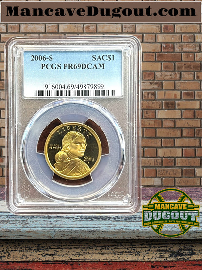 2006-S Sacagawea Dollar PCGS or ICG PR-69 DCAM