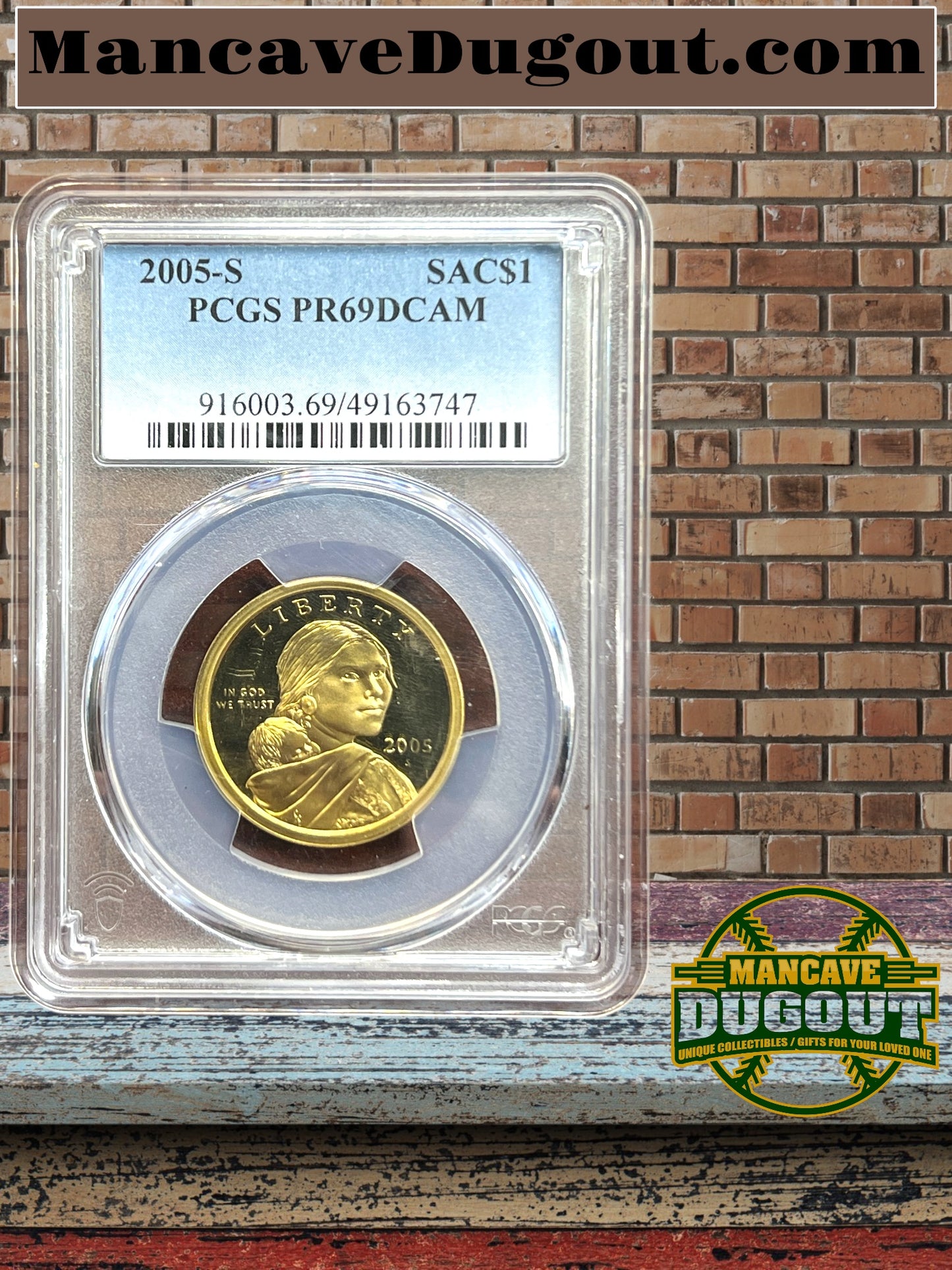 2005-S Sacagawea Dollar PCGS & ICG PR-69 DCAM