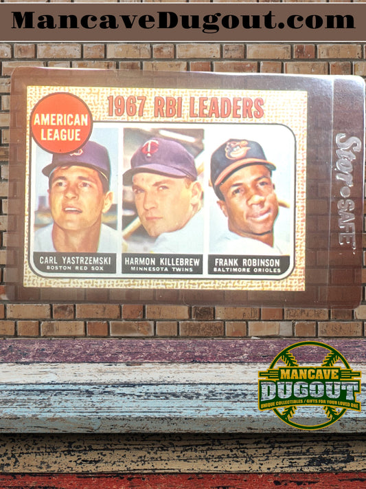 1968 Topps #4 American League 1967 RBI Leaders
