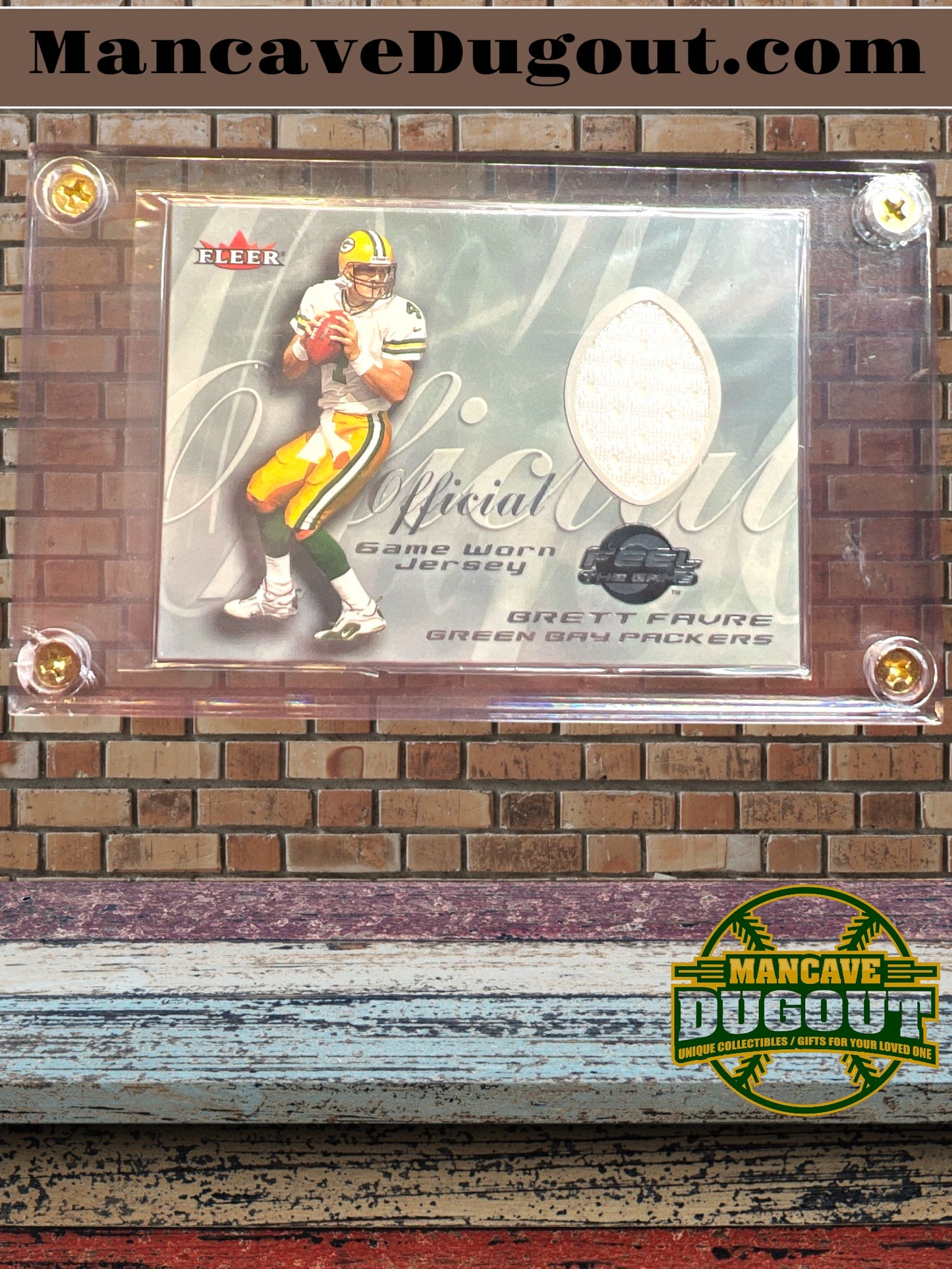 2000 Fleer Feel the Game Jersey Brett Favre