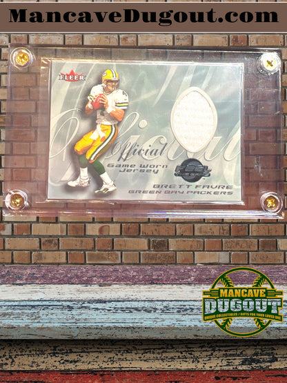 2000 Fleer Feel the Game Jersey Brett Favre