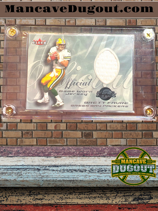 2000 Fleer Feel the Game Jersey Brett Favre