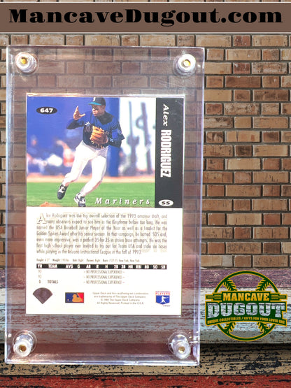 1995 Upper Deck #215 Alex Rodriguez Rookie Card