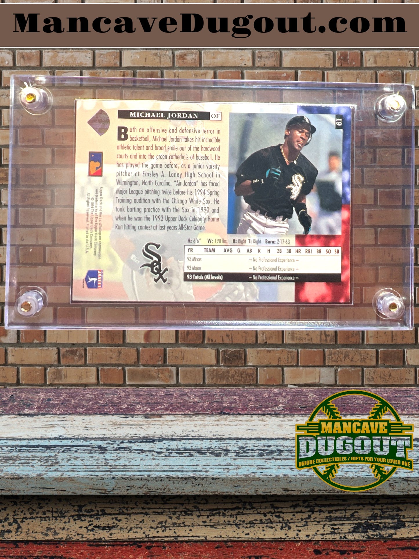 1994 Upper Deck #19 Michael Jordan – Baseball