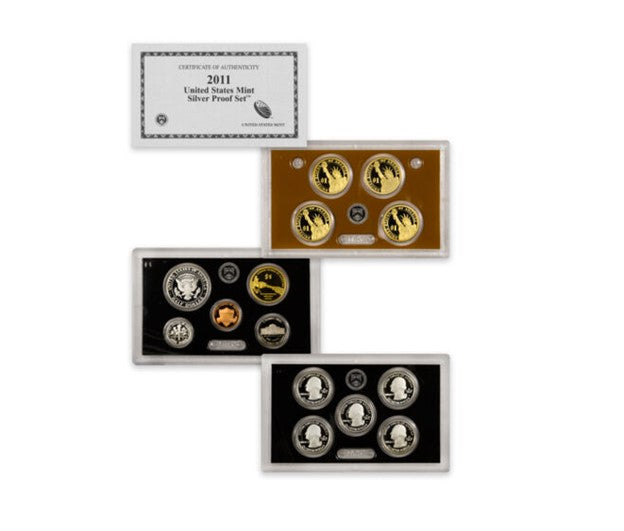 2011 United States US Mint 14-Coin Silver Proof Set